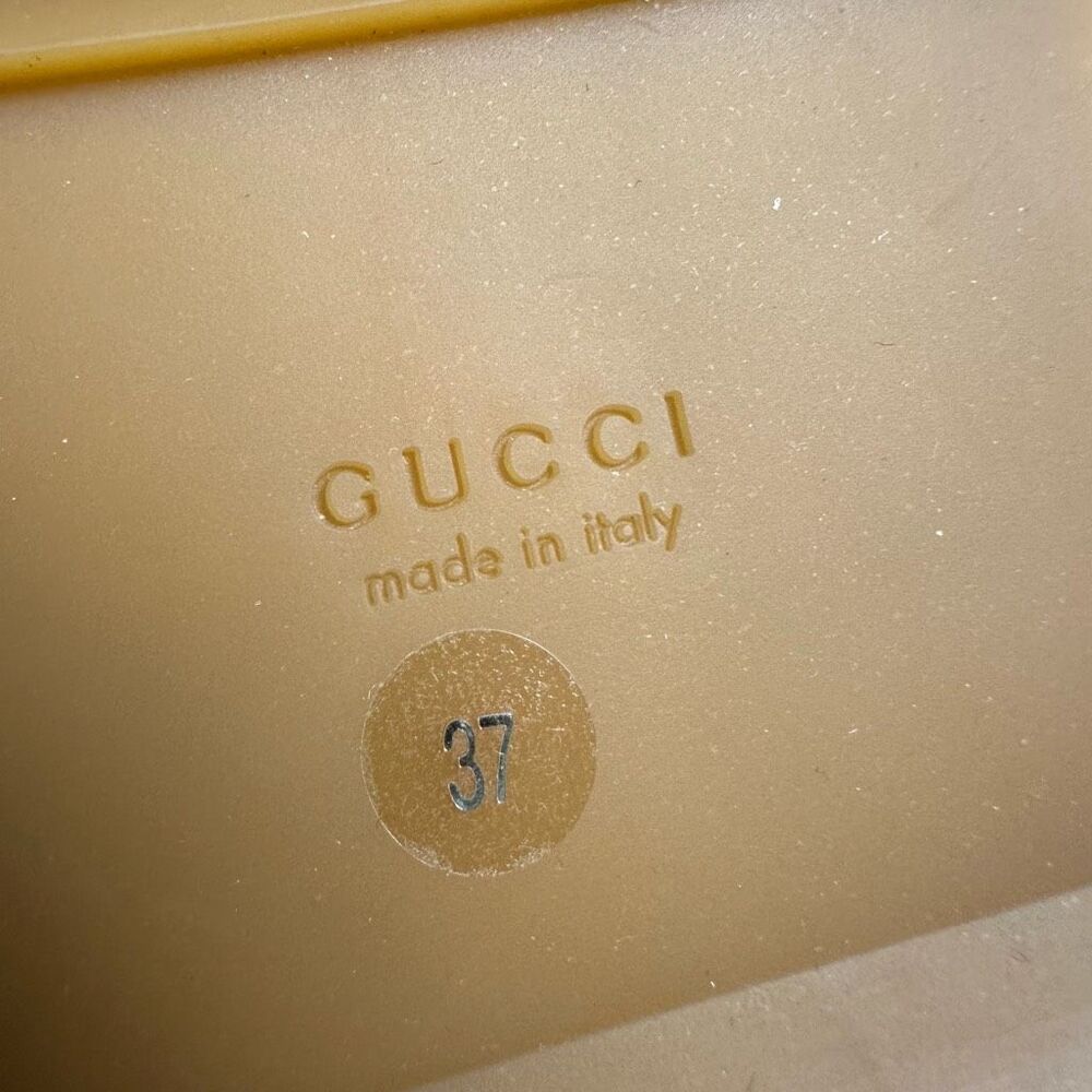 Gucci Blue Denim Platform Sandal Slides - Picture 11 of 13